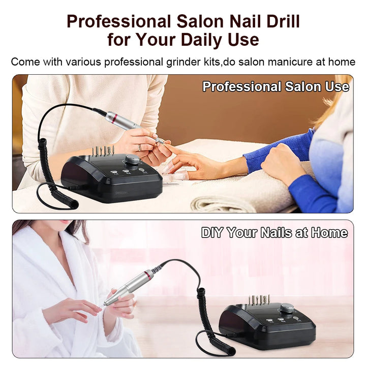 Professional 45000RPM Electric Nail Drill Machine