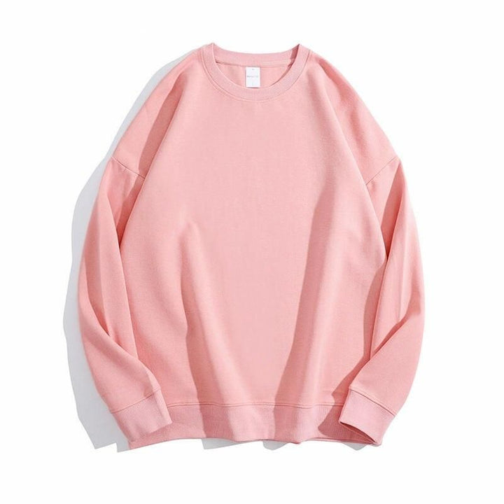 Casual O-Neck Cotton Sweatshirt for Women