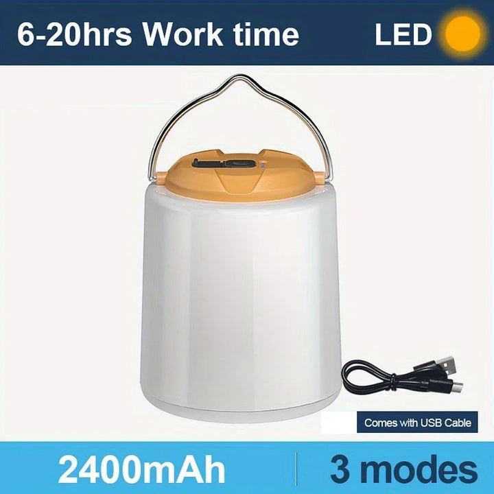 Rechargeable LED Camping Lantern with Hook