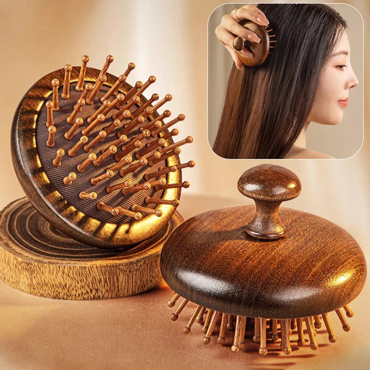 Air Cushion Sandalwood Massage Comb