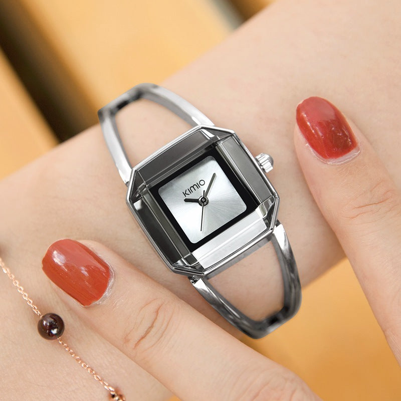 Women's Fashion Square Retro Bracelet Watch