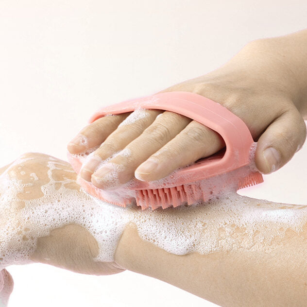 Soft Silicone Body Scrubber and Shampoo Brush