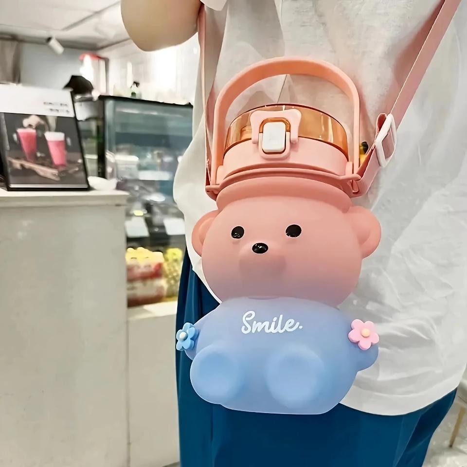 Gradient Bear Cute Water Cup