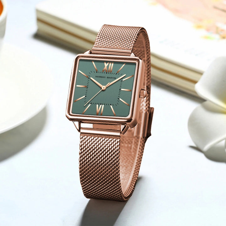 Square Watch with Japan Quartz Movement