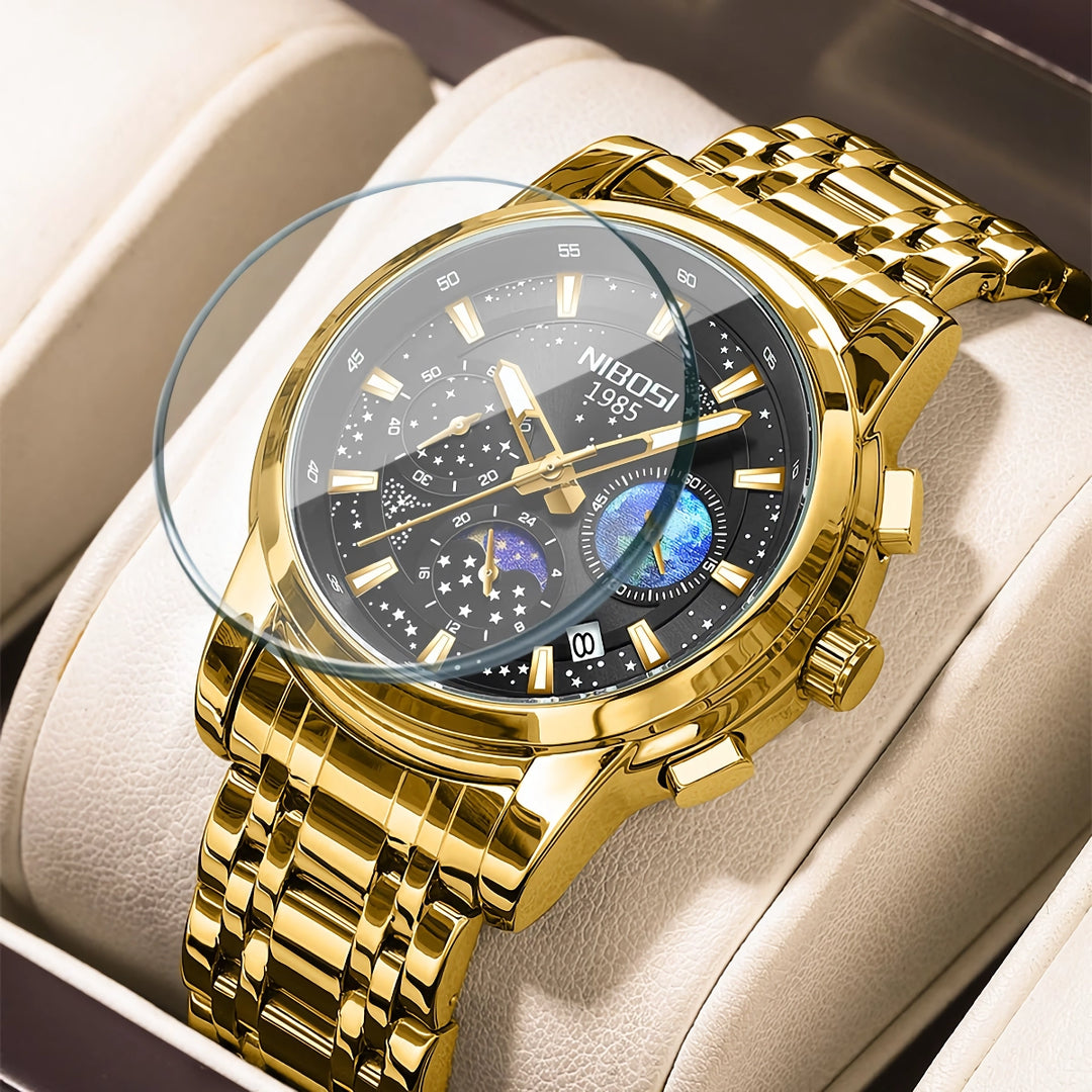 Luxury Men's Waterproof Luminous Chronograph Sports Watch