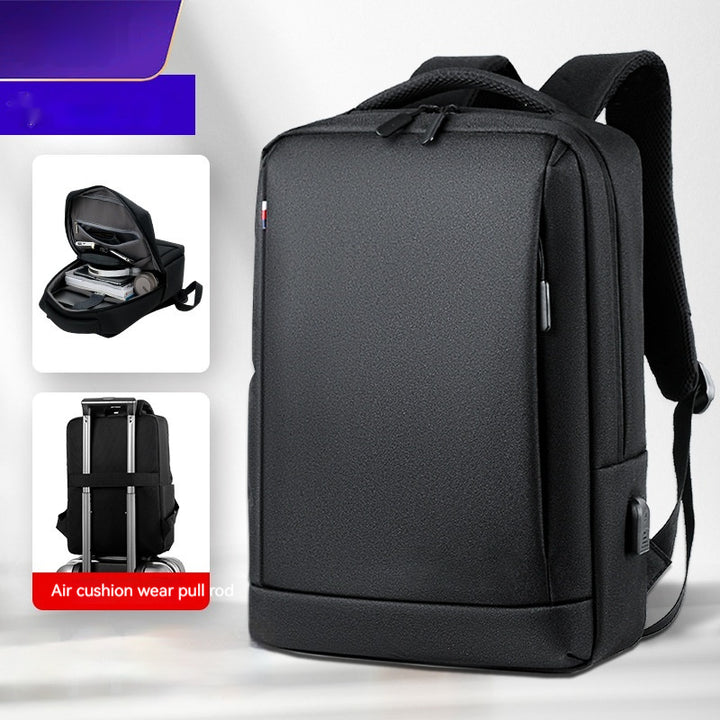 Cross-border In Stock Wholesale Men's Fashion Backpack Casual Travel Backpack Commuter Large Capacity Bag