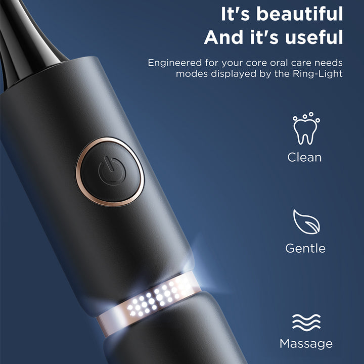 Advanced Sonic Electric Toothbrush with Smart Timer and Travel Case