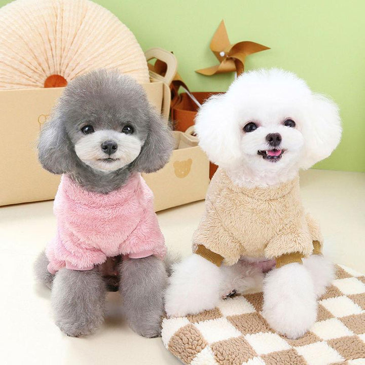 Cozy Fleece Pet Jumpsuit for Small Dogs & Cats