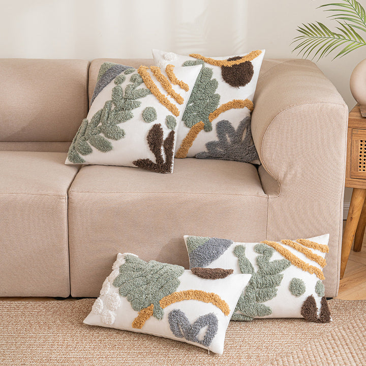 Boho Tufted Abstract Cushion Cover for Sofa & Bed