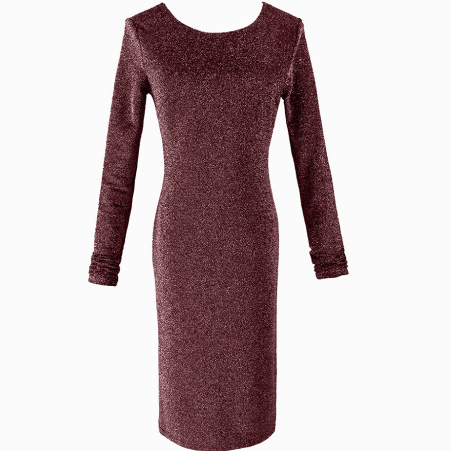 Fashionable Knitted Women's Clothing Dress