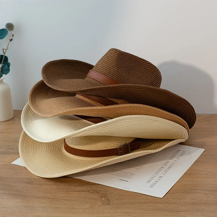 Stylish Natural Paper Western Cowboy Hat