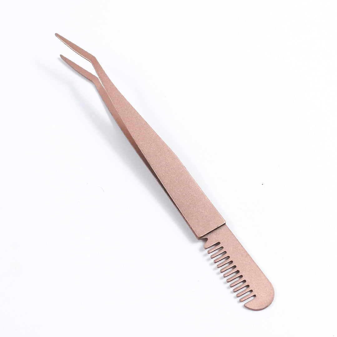 Stainless Steel Eyelash Tweezers