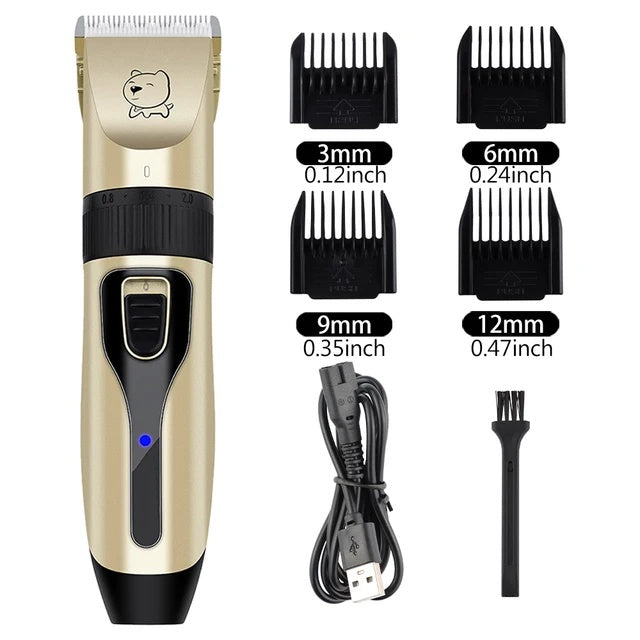 Professional USB Rechargeable Pet Hair Grooming Clipper