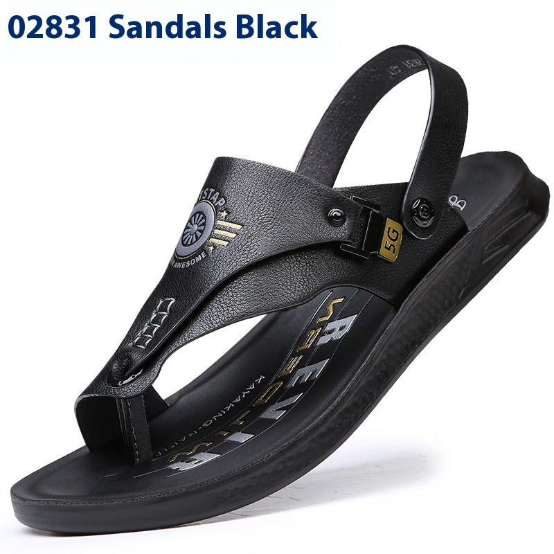 Dual-use Driving Casual Non-slip Wear-resistant Sandals For Men