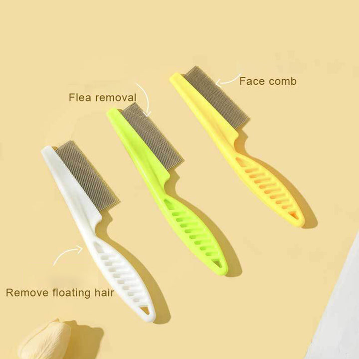 Pet Flea Comb for Cats and Dogs – Grooming Tool for Flea Removal and Massage