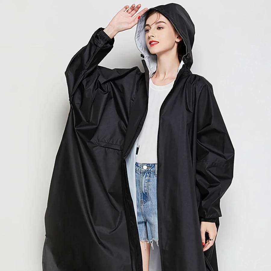 Long Waterproof Raincoat for Women