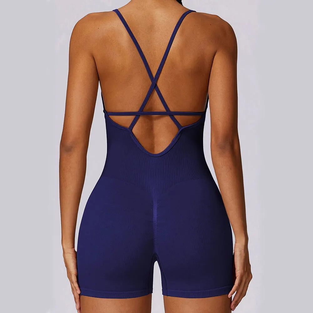 Seamless Yoga Bodysuit for Women