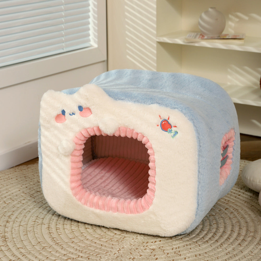 Cozy Cat Bed with Cushion