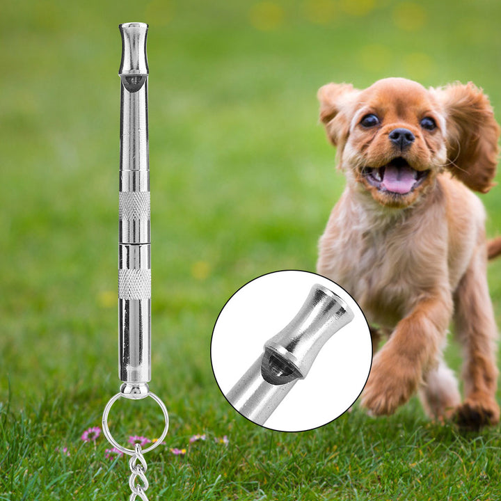 Ultrasonic Dog Training Whistle with Adjustable Sound Frequencies for Barking Control