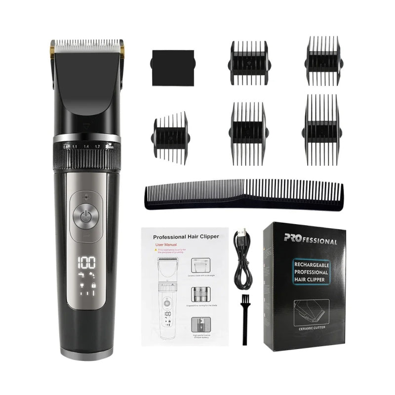 Professional Men's Hair Clippers and Trimmers Set