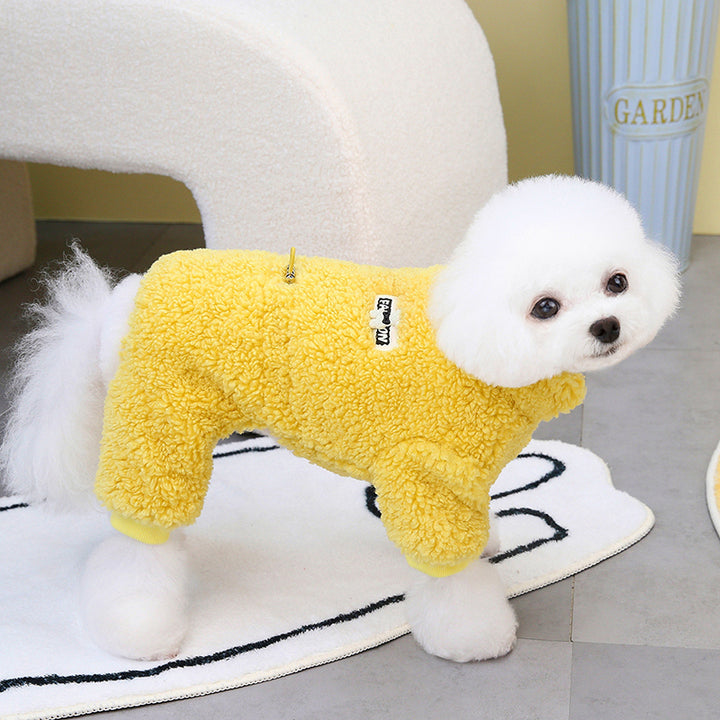 Warm Fleece Pet Overalls