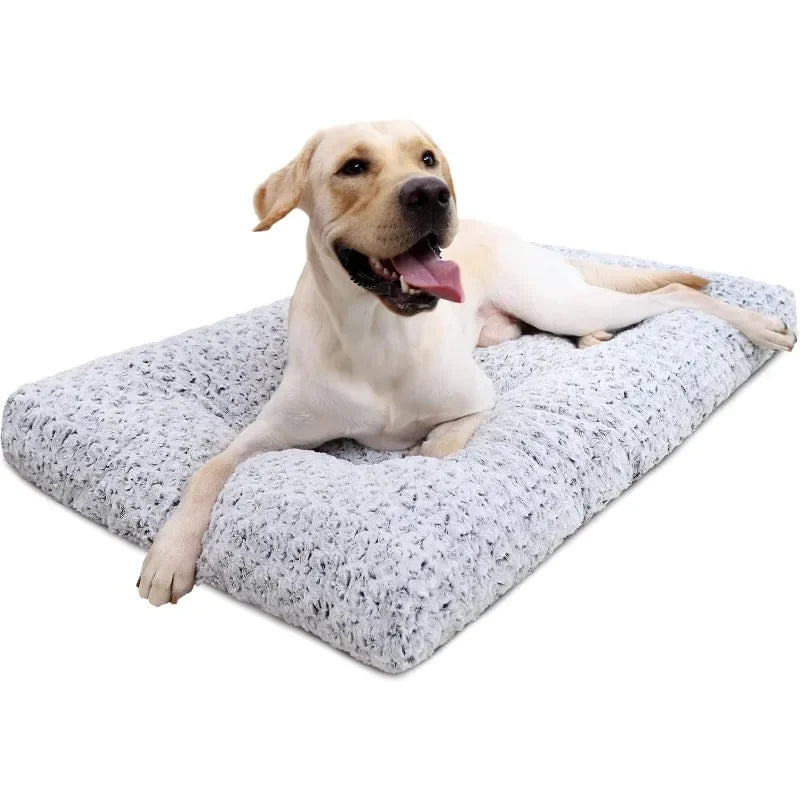 Washable Deluxe Plush Dog Bed