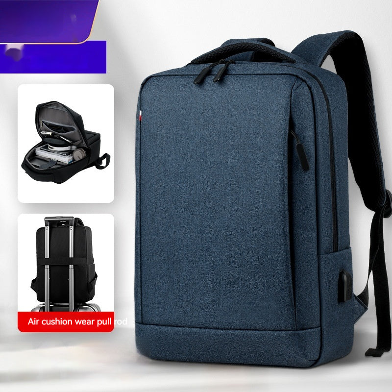 Cross-border In Stock Wholesale Men's Fashion Backpack Casual Travel Backpack Commuter Large Capacity Bag