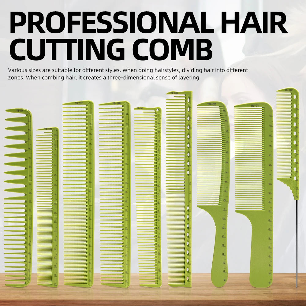 9-Piece Professional Hairdressing Combs Set