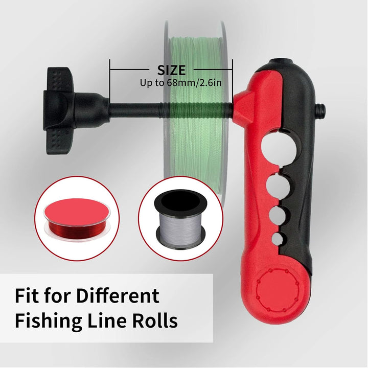 Portable Fishing Line Winder Spooler Machine for Spinning & Baitcasting Reels