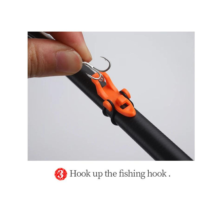 Fishing Rod Hook Keeper and Lure Holder