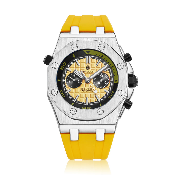 Watch Men's Fashion Silicone Waterproof Automatic Mechanical Watch Sports