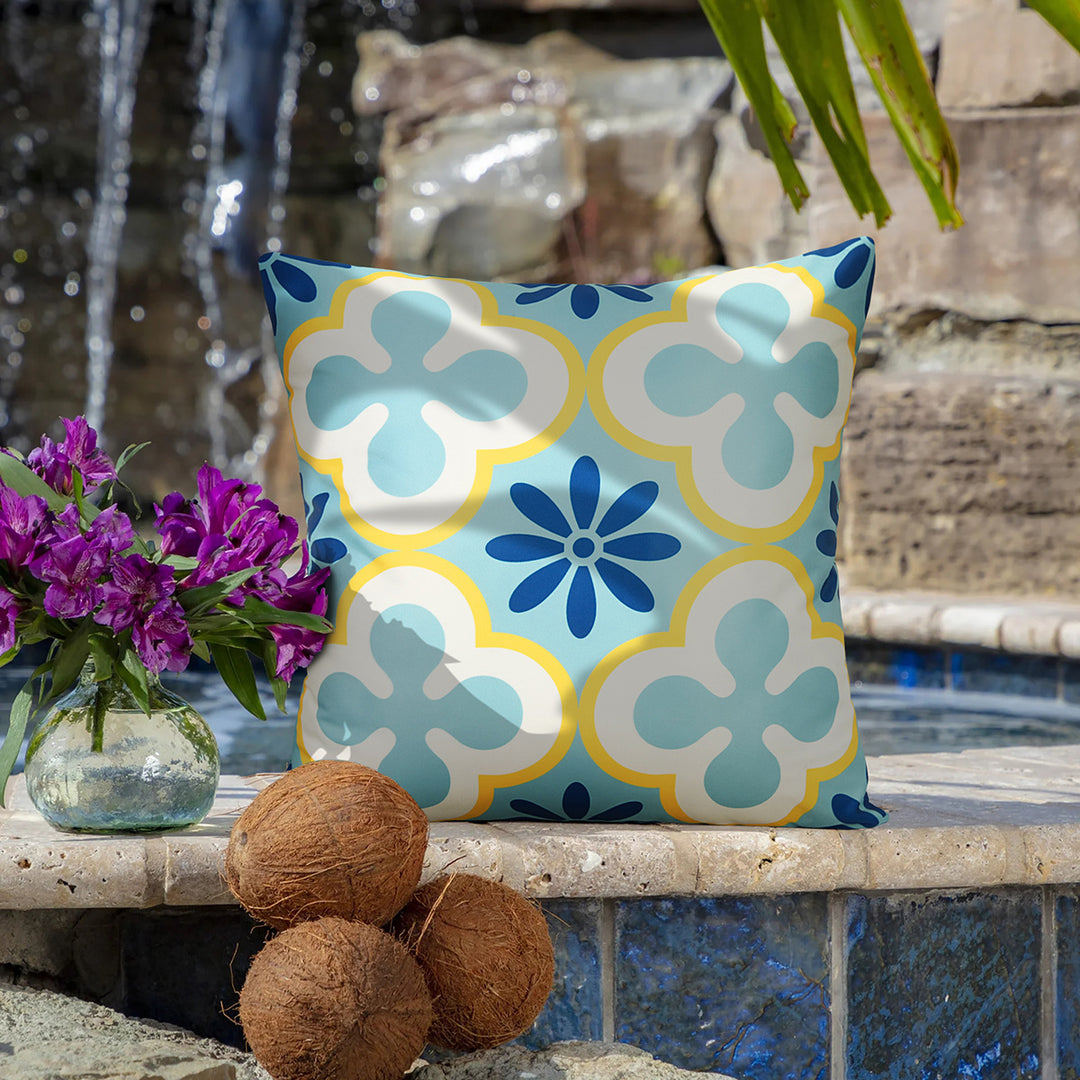 Waterproof Bohemian Geometric Print Throw Pillow Cover