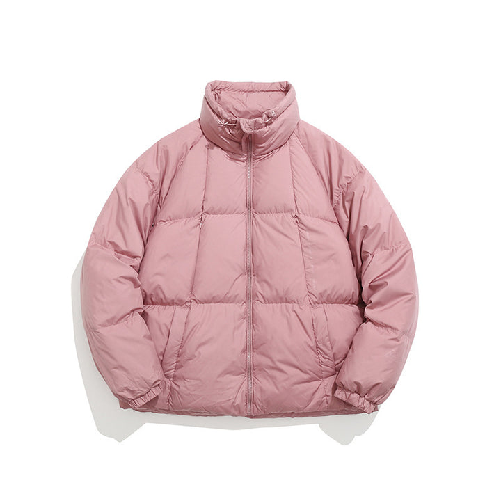 Stand-up Collar Down Jacket Unisex Thickened