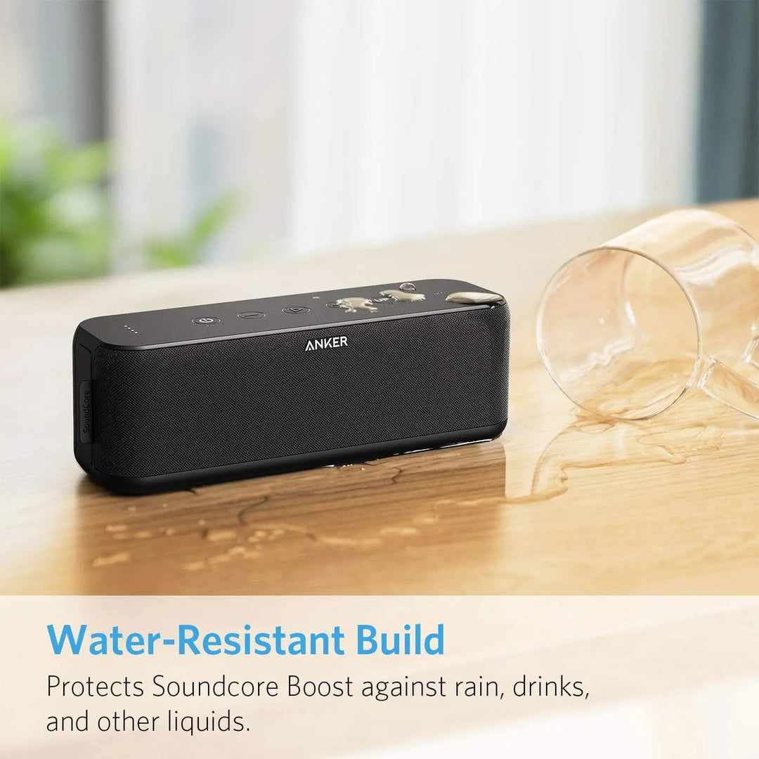 Portable Bluetooth Speaker with BassUp & IPX7 Waterproof, 12H Playtime, USB-C