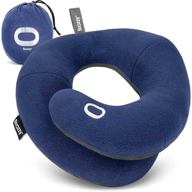 Travel Neck Pillow with Double Support for Ultimate Comfort