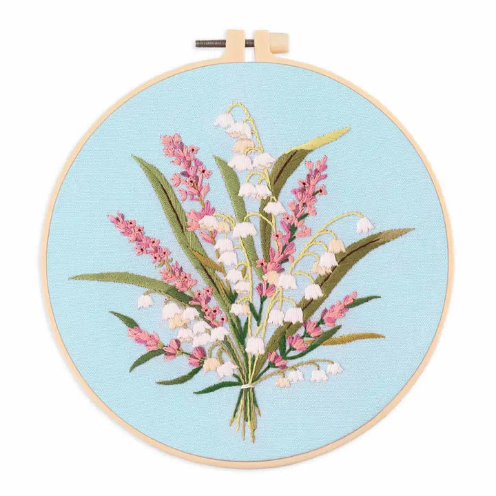 DIY Floral Embroidery Kit for Beginners