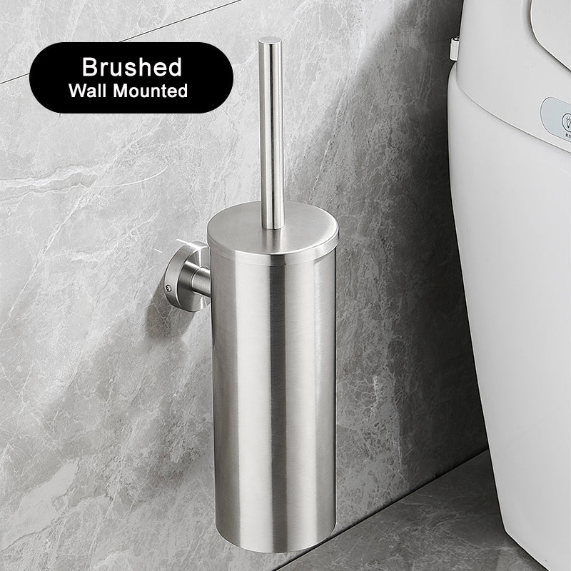 Stainless Steel Wall-Mounted Toilet Brush Holder