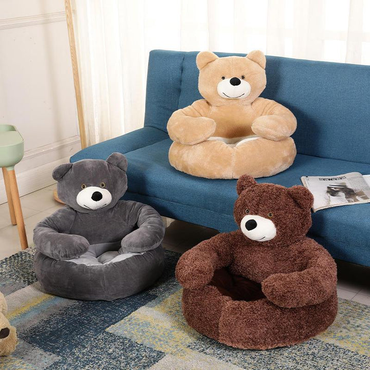 Cozy Plush Dog Kennel Bed