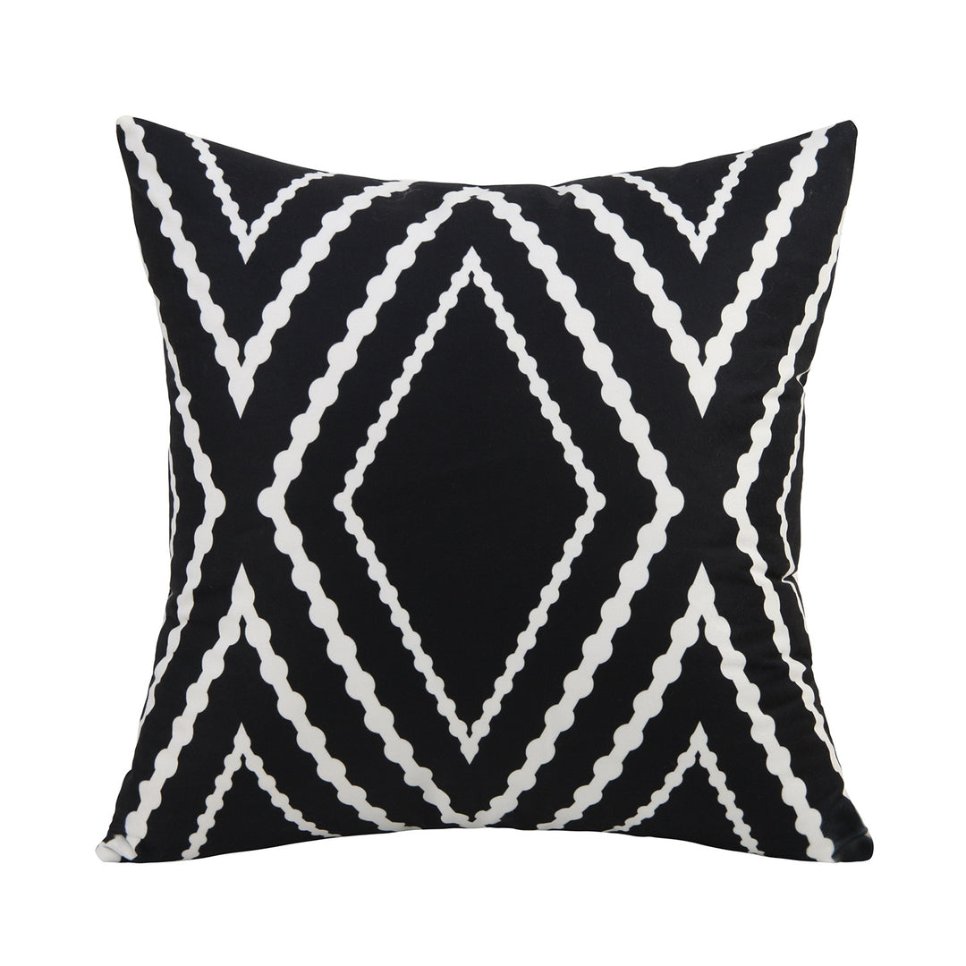 Boho Waterproof Geometric Throw Pillow Covers for Outdoor and Indoor Use