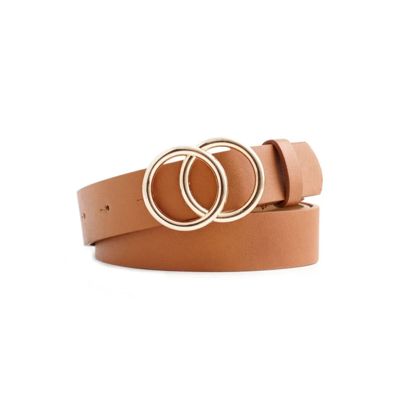 Stylish Minimalist Alloy Buckle Belt