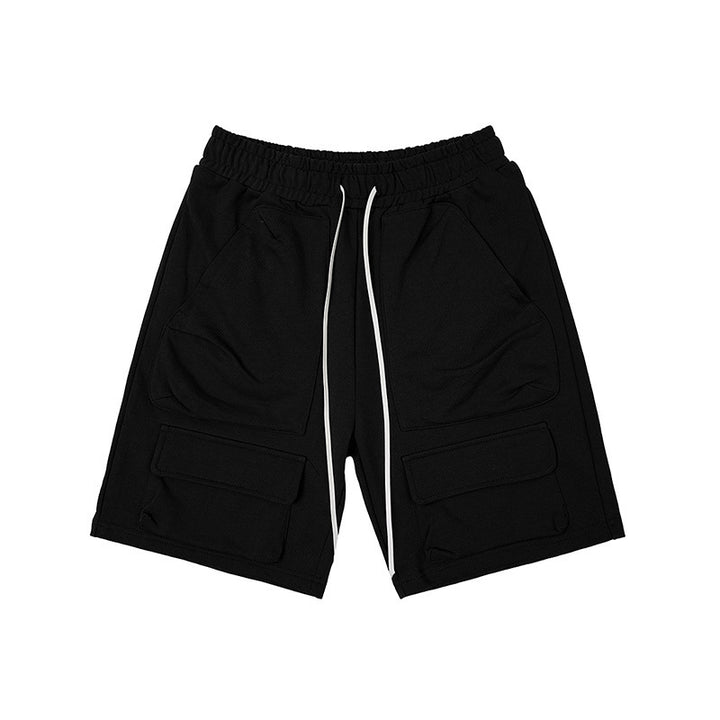 Multi-Pocket Workwear Shorts For Men