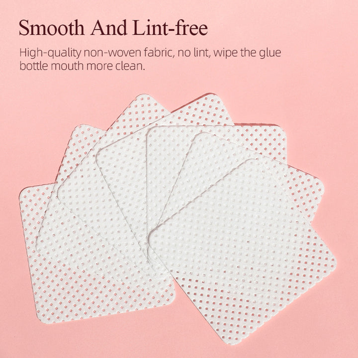 200pcs Eyelash Glue Remover Cotton Wipes