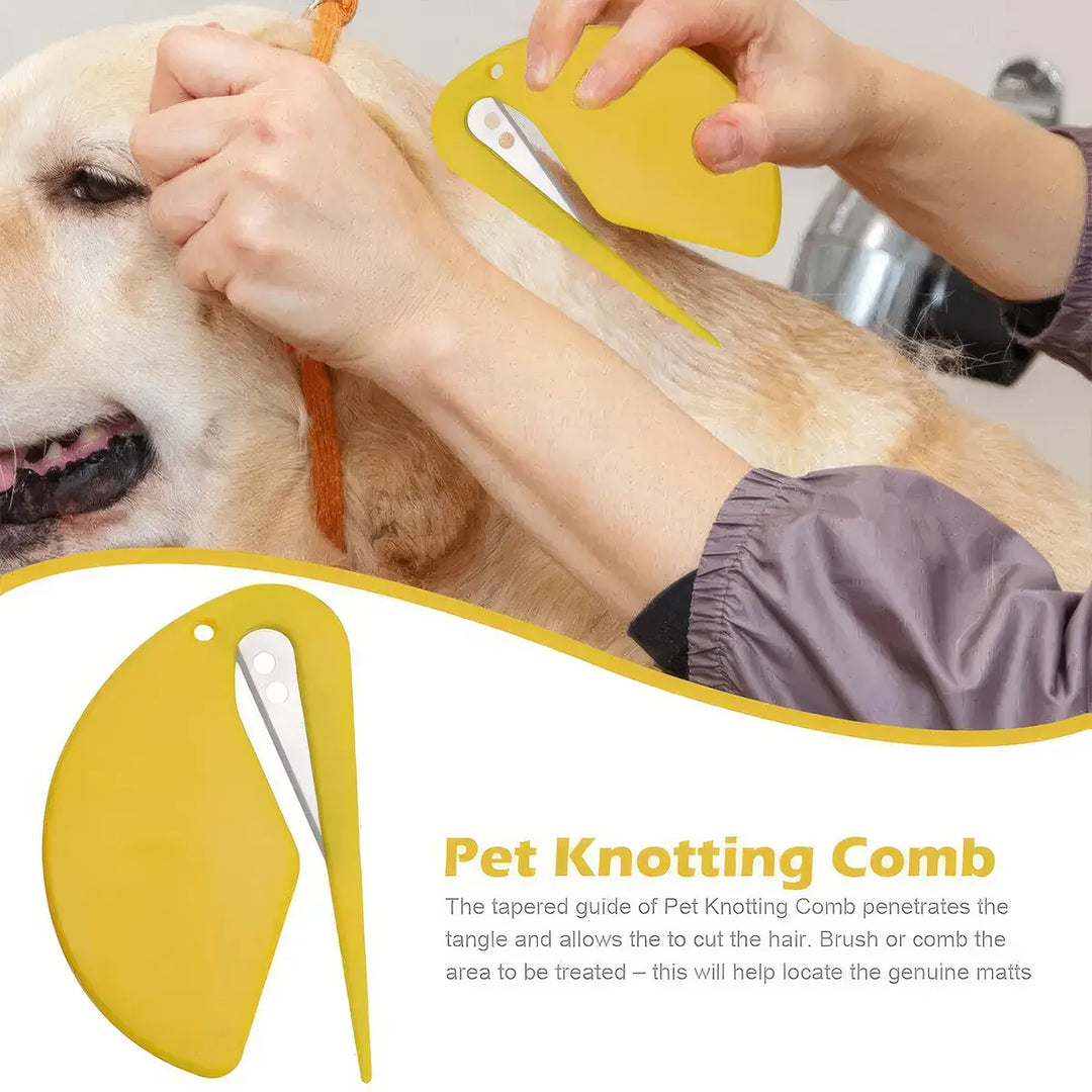 Professional Pet Knotting Comb: Effortless Grooming for Your Furry Friend