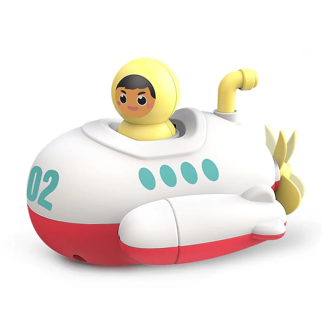 Wind-Up Submarine Bath Toy for Kids