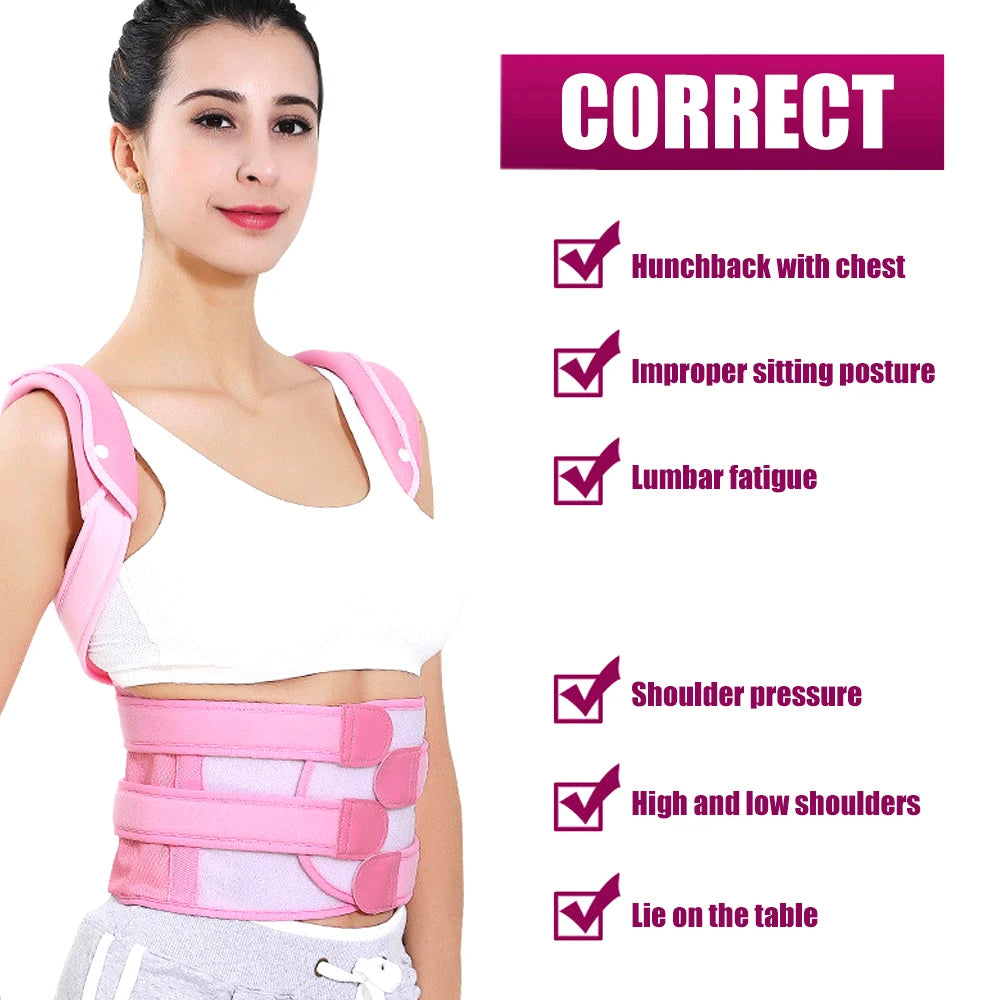 Inflatable Back Posture Corrector and Waist Support Brace