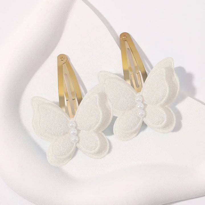 2pcs Butterfly Hair Clips for Girls