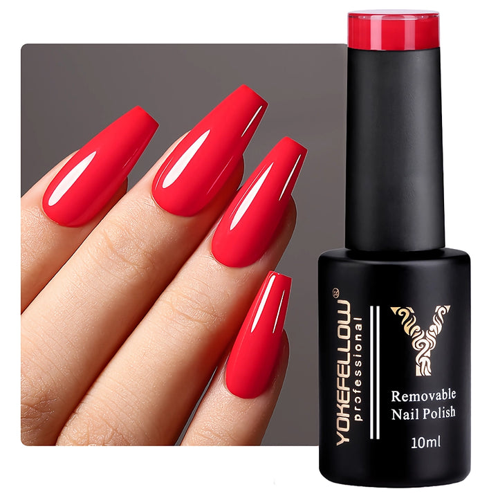 Bright Red Gel Nail Polish