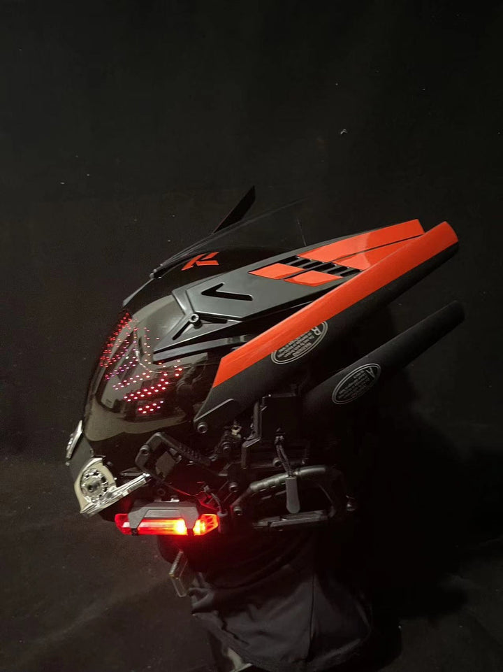 Luminous Helmet Mask Technology Sense