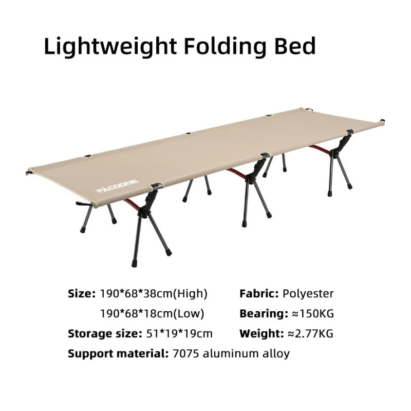 Portable Folding Camping Cot for Adults and Kids