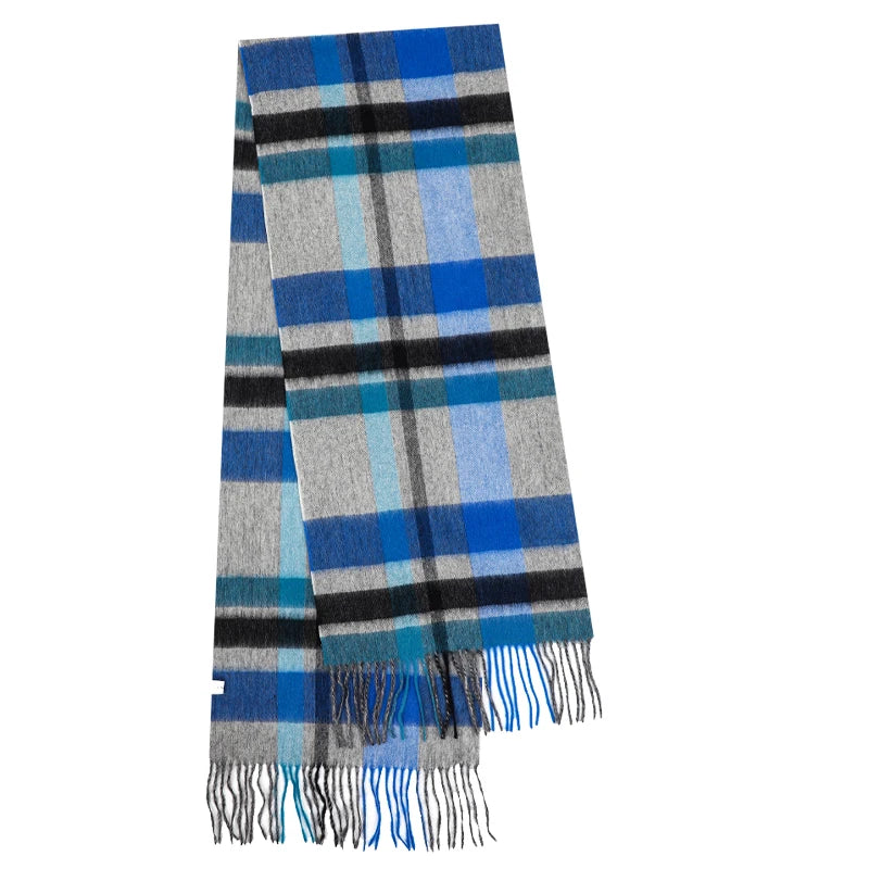 Classic Plaid Cashmere Scarf - Unisex Muffler